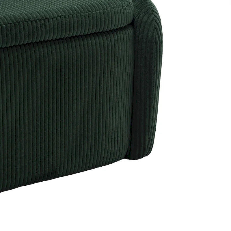 Upholstered Fabric Storage Ottoman for Entryway 33