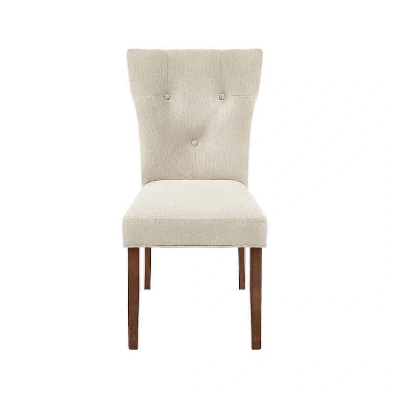 Set of 2 Chastin Farmhouse Upholstered Dining Chairs in Rubberwood by Christopher Knight Home 7