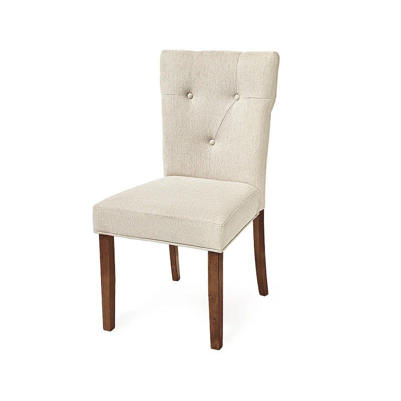 Set of 2 Chastin Farmhouse Upholstered Dining Chairs in Rubberwood by Christopher Knight Home 12