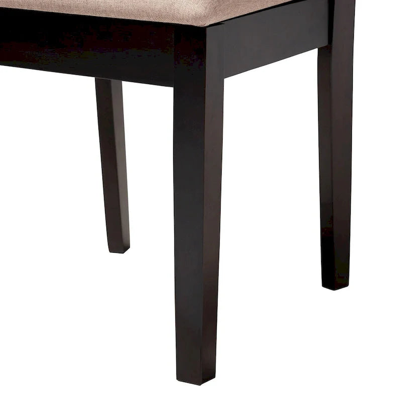 Kara Contemporary 5-Piece Wooden Dining Set 7