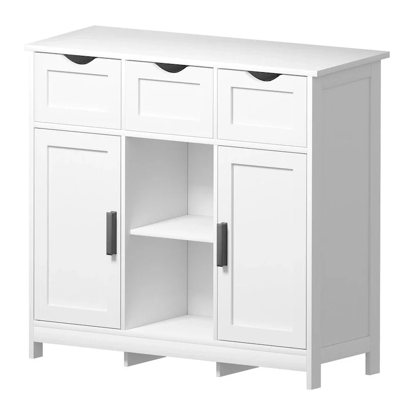 Roomfitters Morden Buffet Sideboard Cabinet with Doors and Drawers - Stylish Coffee Bar and Storage Solution 14
