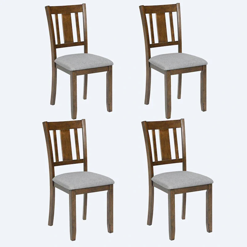 4-Piece Counter Height Dining Chair Set with Cushioned Seats 3