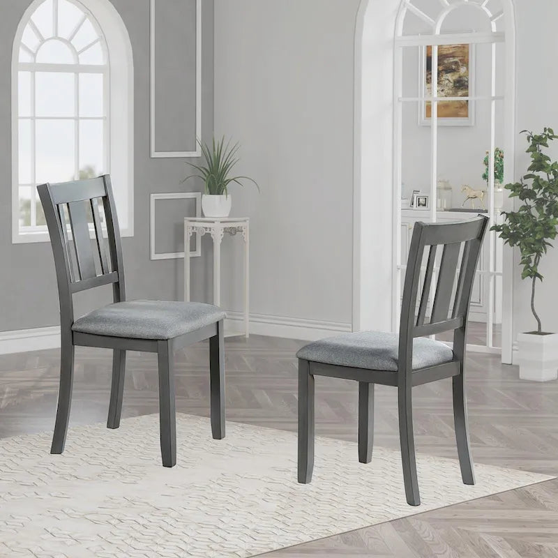 4-Piece Counter Height Dining Chair Set with Cushioned Seats 12