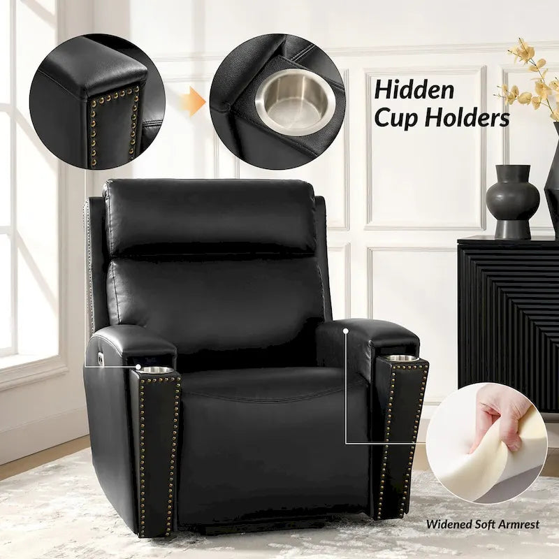 Modern Power Lift Recliner Chair with Massage, Heating, and Charging Ports by HULALA HOME 5