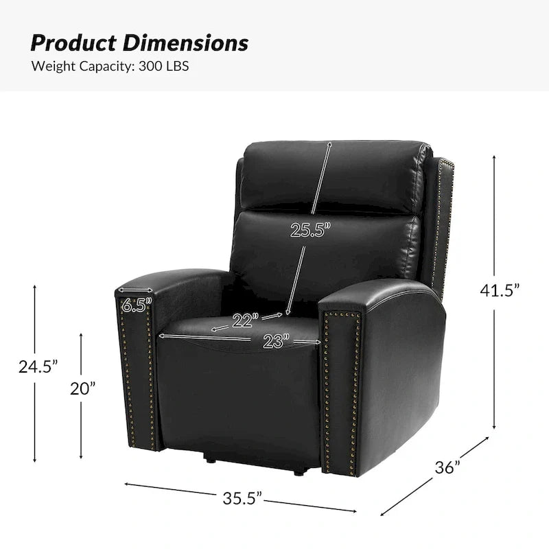 Modern Power Lift Recliner Chair with Massage, Heating, and Charging Ports by HULALA HOME 7