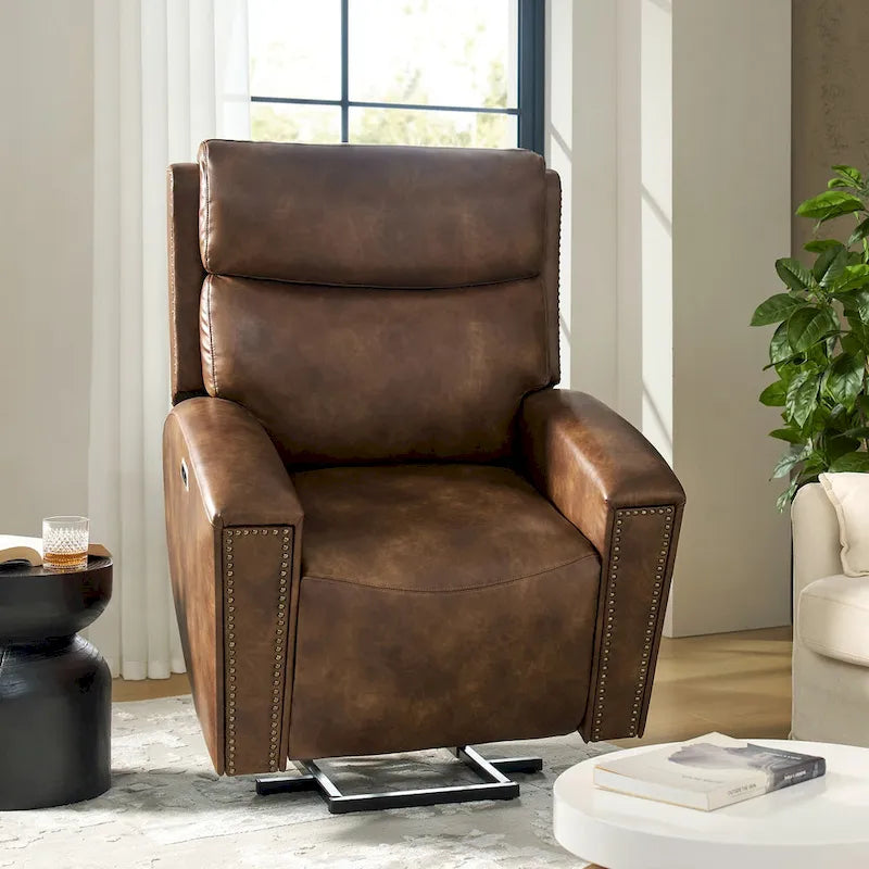 Modern Power Lift Recliner Chair with Massage, Heating, and Charging Ports by HULALA HOME 9