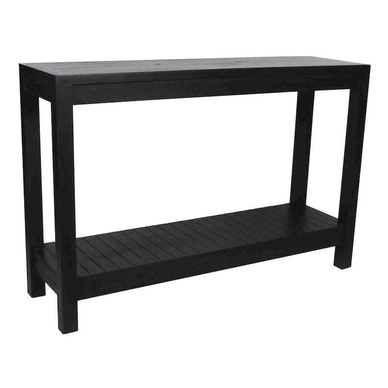 East at Main Petter Solid Wood Console Table with Shelf 2