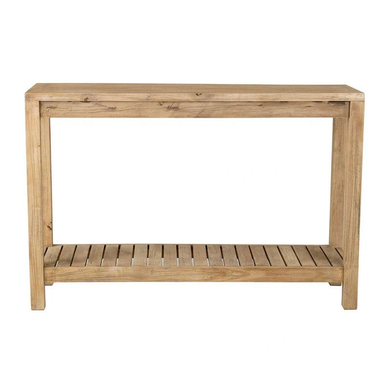 East at Main Petter Solid Wood Console Table with Shelf 10