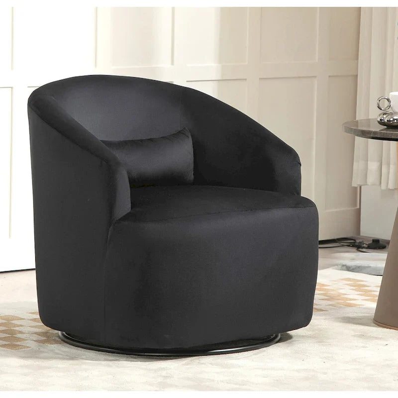 360-Degree Swivel Barrel Accent Chair 41