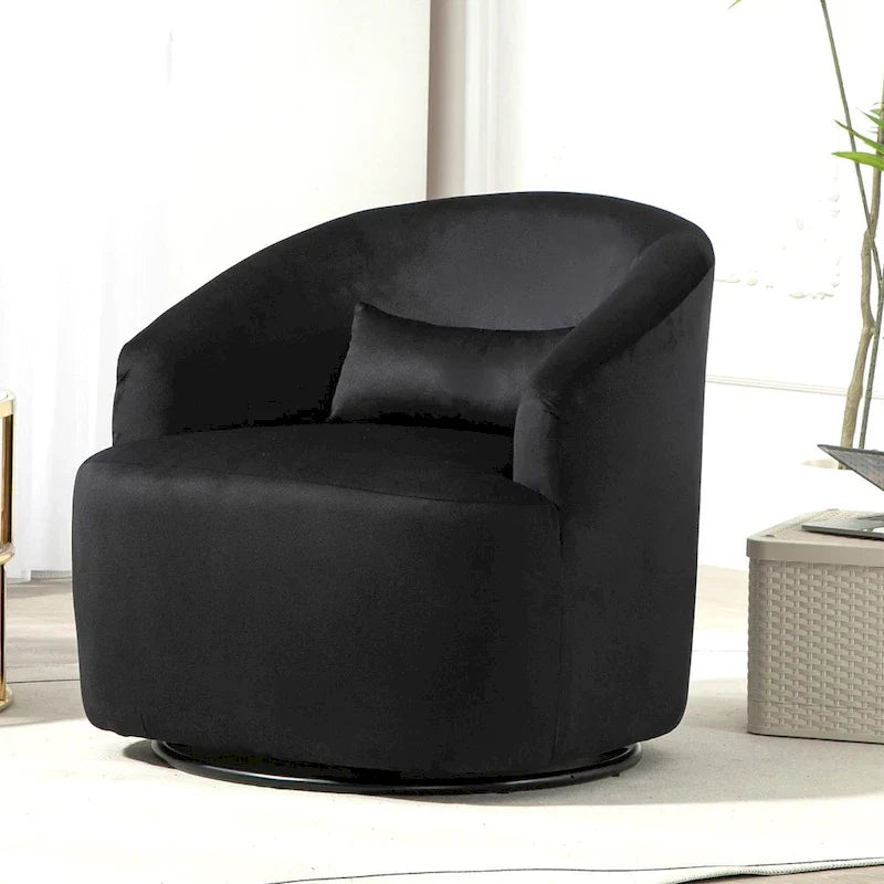 360-Degree Swivel Barrel Accent Chair 1
