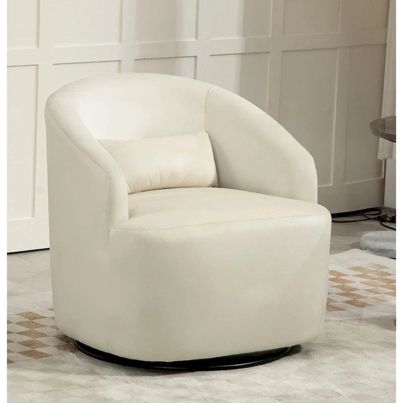 360-Degree Swivel Barrel Accent Chair 2