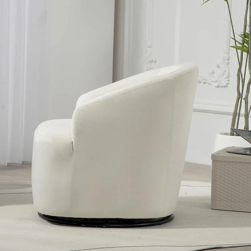 360-Degree Swivel Barrel Accent Chair 5