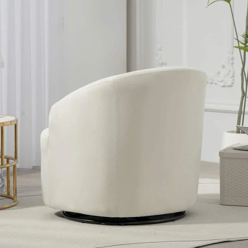 360-Degree Swivel Barrel Accent Chair 7