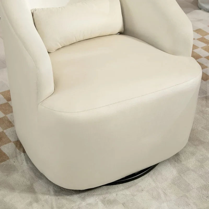 360-Degree Swivel Barrel Accent Chair 9