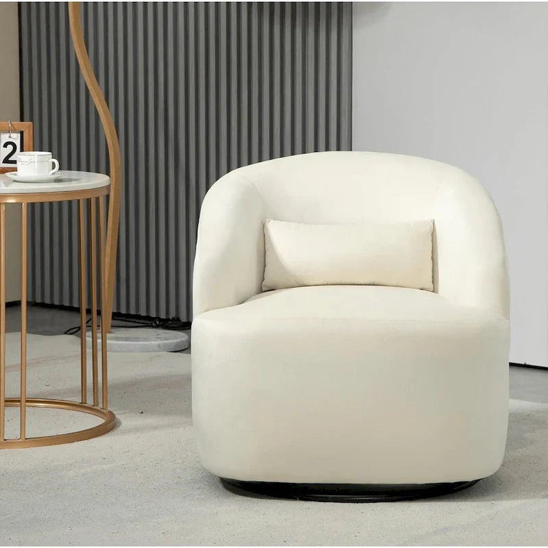 360-Degree Swivel Barrel Accent Chair 12