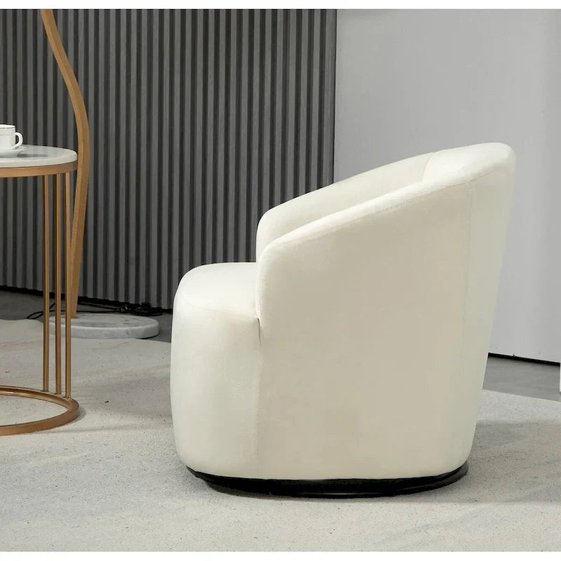 360-Degree Swivel Barrel Accent Chair 14