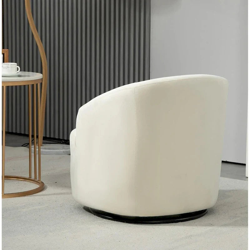 360-Degree Swivel Barrel Accent Chair 15