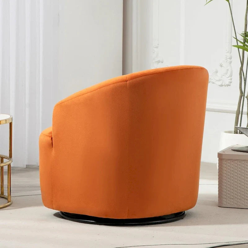 360-Degree Swivel Barrel Accent Chair 23