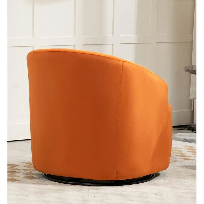360-Degree Swivel Barrel Accent Chair 24