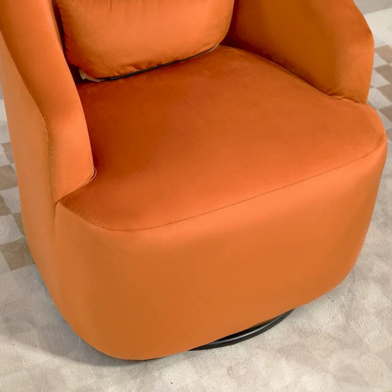 360-Degree Swivel Barrel Accent Chair 26