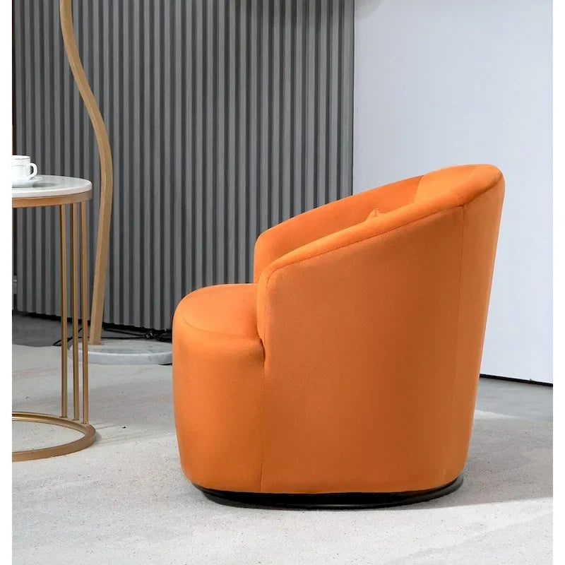 360-Degree Swivel Barrel Accent Chair 31