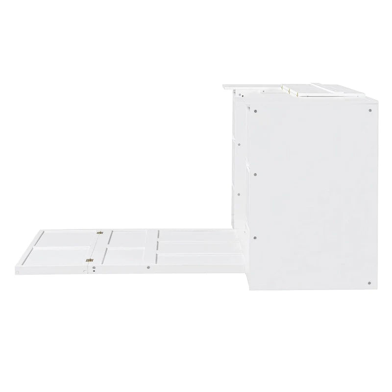 Full-Size Murphy Bed with Storage Drawers 20
