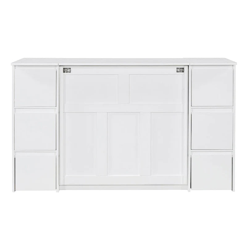 Full-Size Murphy Bed with Storage Drawers 33
