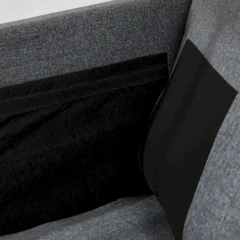 HOMCOM 61-Inch Mid-Century Modern Loveseat Sofa - Stylish 2-Seater Couch with Nailhead Trim and Rolled Arms, Upholstered in Fabric 16