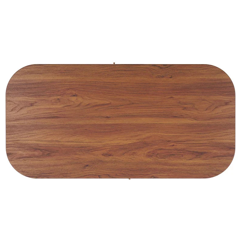 SAFAVIEH Home Tealla 2-Door Tambour Coffee Table - 43"W x 22"D x 17"H 17