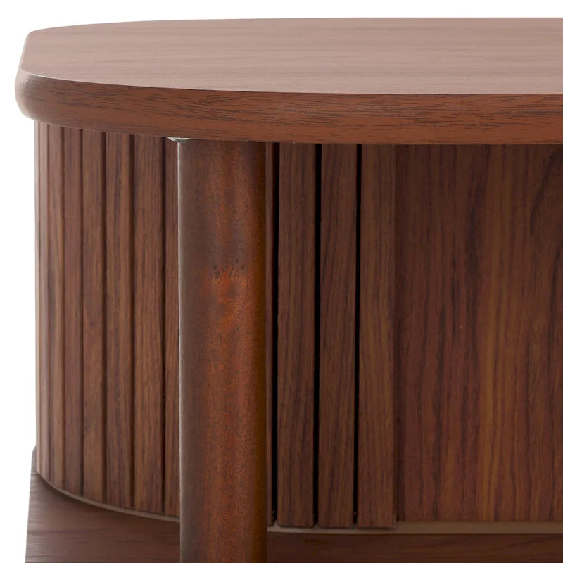SAFAVIEH Home Tealla 2-Door Tambour Coffee Table - 43"W x 22"D x 17"H 25
