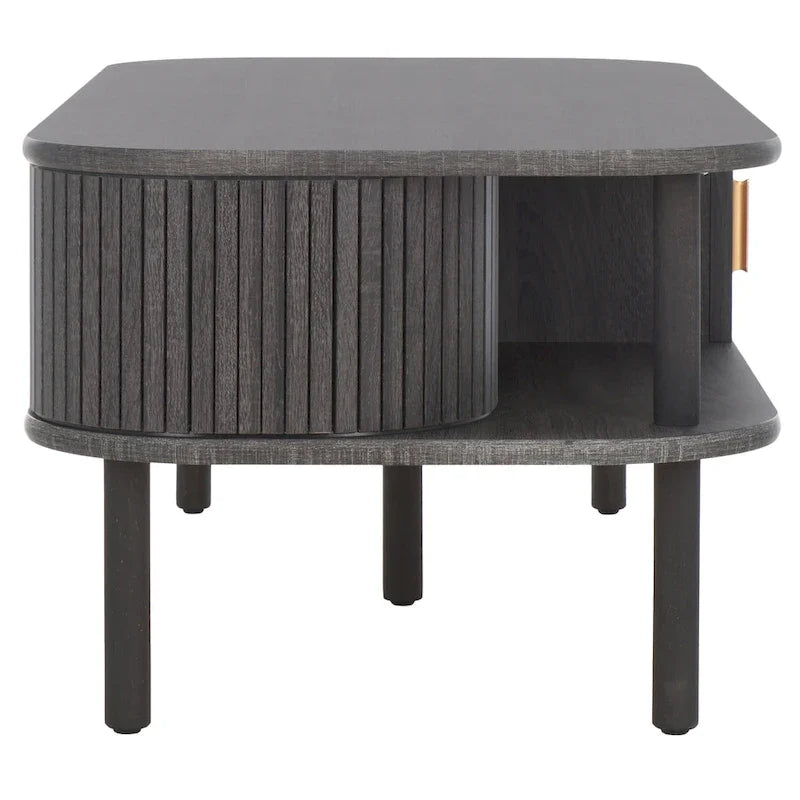 SAFAVIEH Home Tealla 2-Door Tambour Coffee Table - 43"W x 22"D x 17"H 29