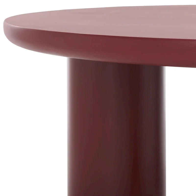 SAFAVIEH Home Mork Round Coffee Table with 3 Legs - 40" W x 40" D x 18" H 28