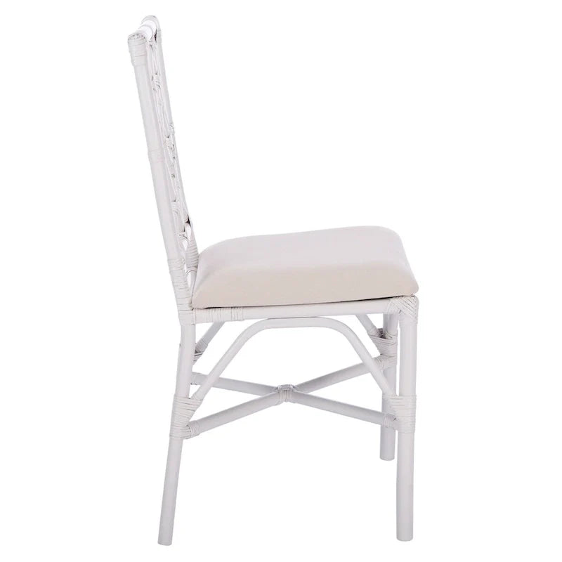 Set of 2 SAFAVIEH Maye Rattan Accent Chairs with Cushions - Dimensions: 18.5" W x 20.9" L x 35.8" H 6