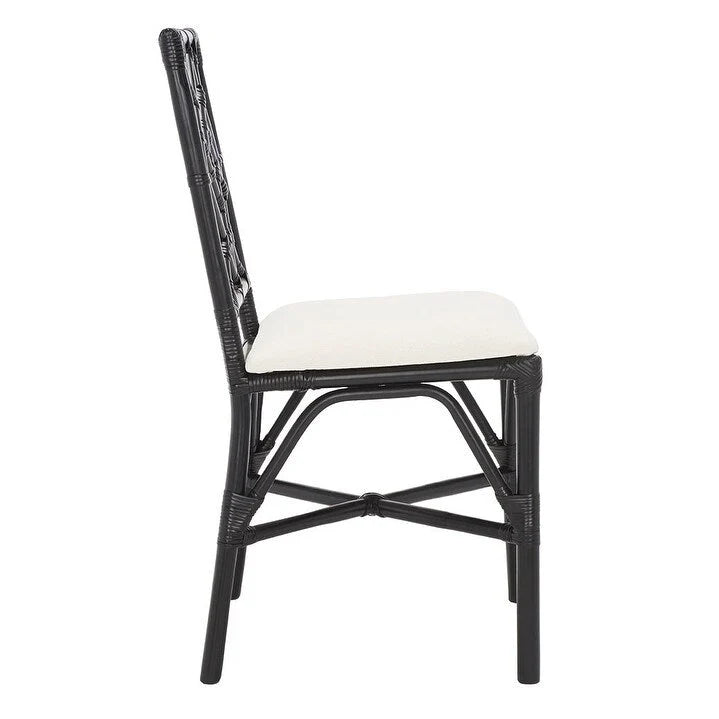 Set of 2 SAFAVIEH Maye Rattan Accent Chairs with Cushions - Dimensions: 18.5" W x 20.9" L x 35.8" H 15