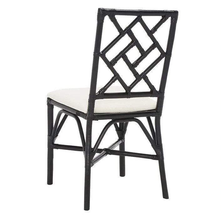 Set of 2 SAFAVIEH Maye Rattan Accent Chairs with Cushions - Dimensions: 18.5" W x 20.9" L x 35.8" H 19