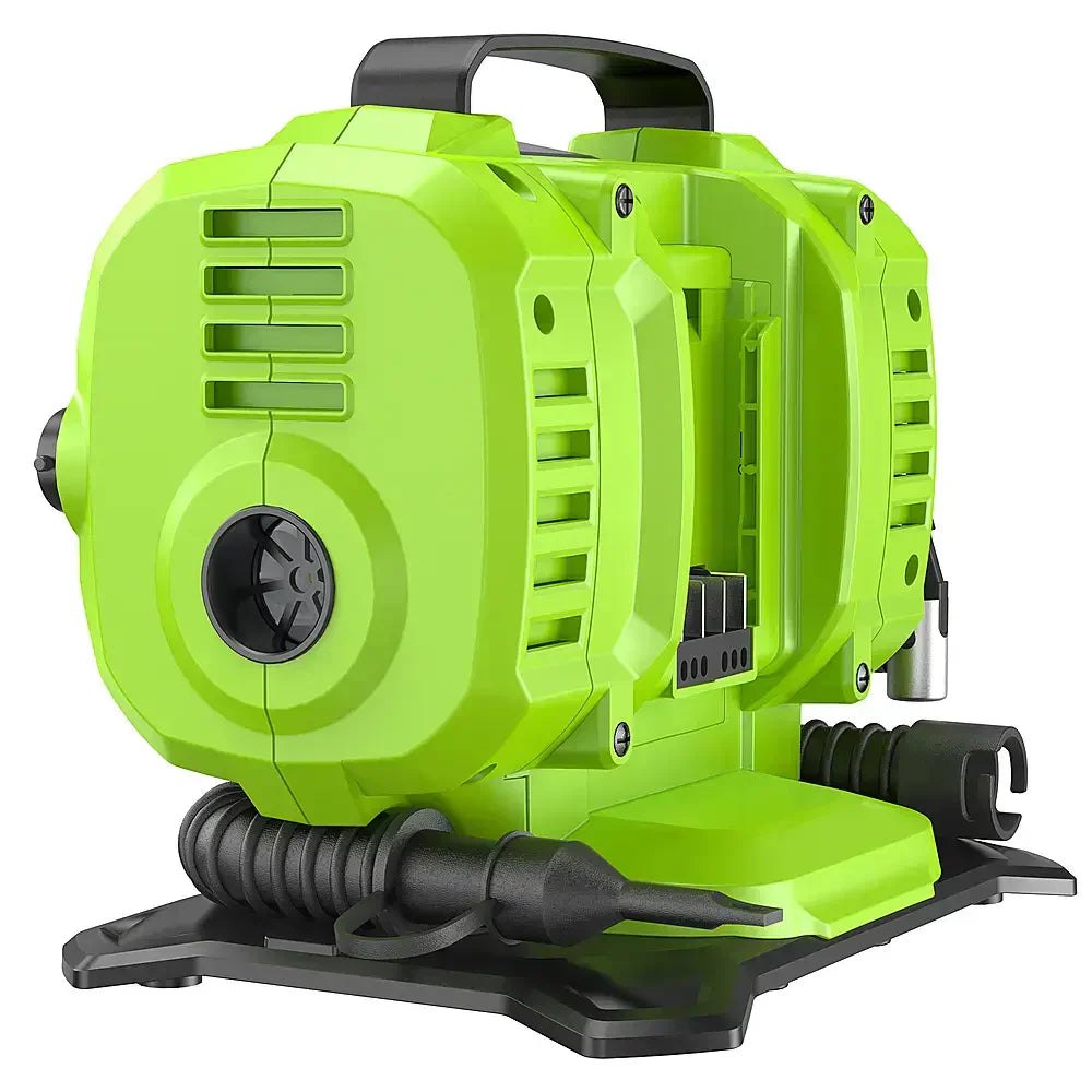 24 Volt Battery Powered 160-PSI Inflator with 2.0 Ah USB-C Battery & Charger - Green 3