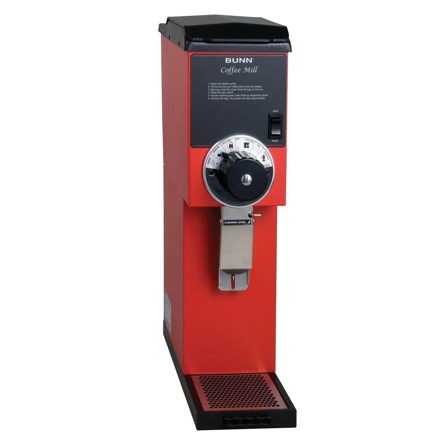 22100.0001 G3 HD 3 lb. Red Bulk Coffee Grinder 1