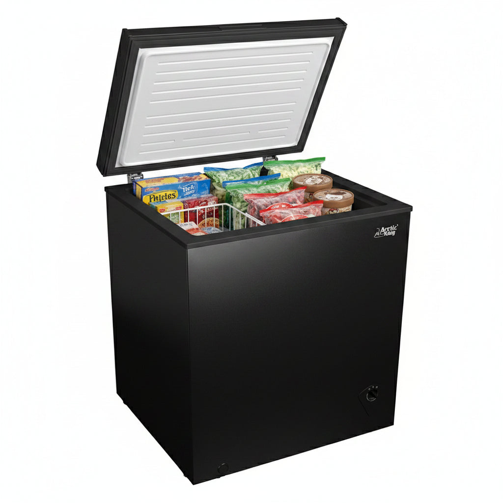 5 cu ft Chest Freezer for Your House, Garage, Basement, Apartment, Kitchen, Cabin, Lake House, Timeshare, or Business 1