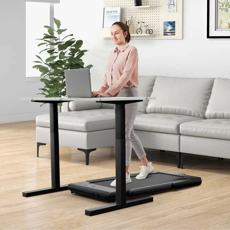 2.5HP 2-in-1 Folding Under Desk Treadmill with Speaker APP Remote Control, Portable Walking Jogging Machine for Home Gym Office 10