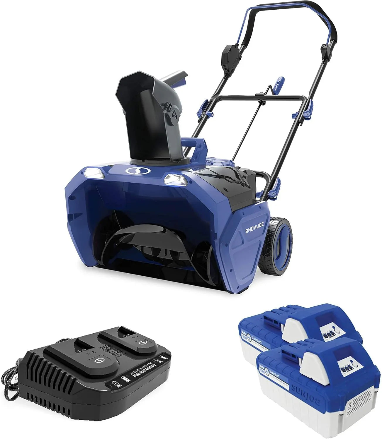 24V-X2-20SB 20-Inch 48 Cordless Snow Blower, Kit (w/2 x 24-Volt 4.0-Ah Batteries and Charger) 1