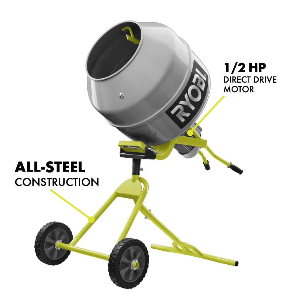 5.0 cu. ft. Portable Concrete Mixer RMX001 3