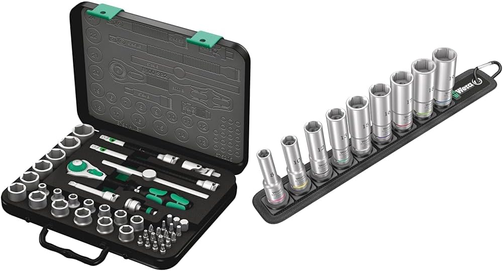 5003594001 8100 SB 2 Zyklop 3/8" Metric Ratchet Set ( Piece of 43) 8
