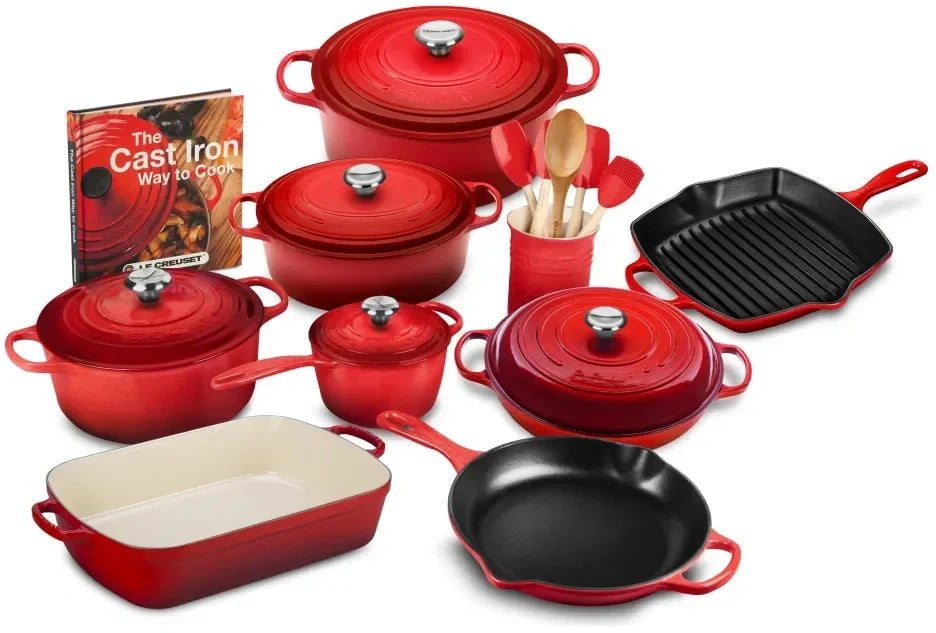 21-piece Signature Cast Iron Cookware Set 1