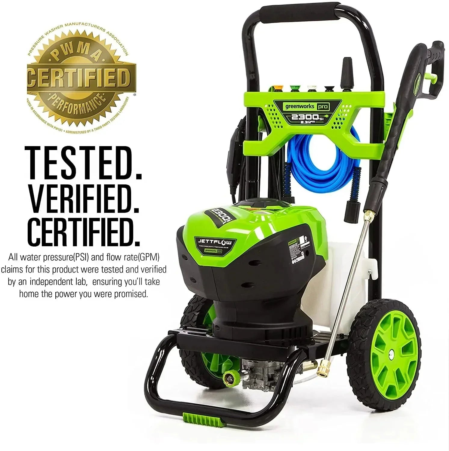 2300-PSI 14 Amp 2.3-GPM Brushless Pressure Washer 3