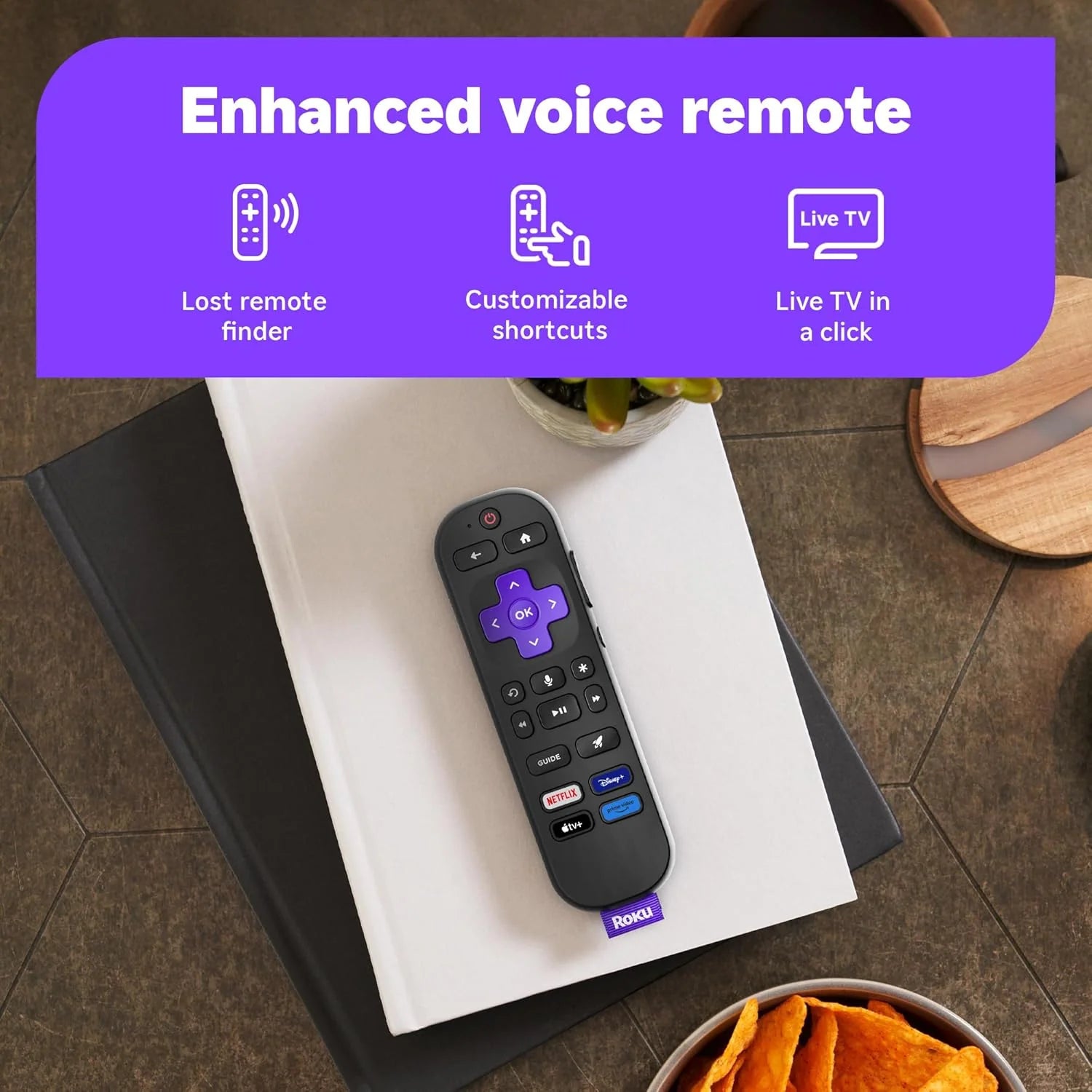 Bhd Roku 50" Select Series 4K HDR Smart TV with Voice Remote 3