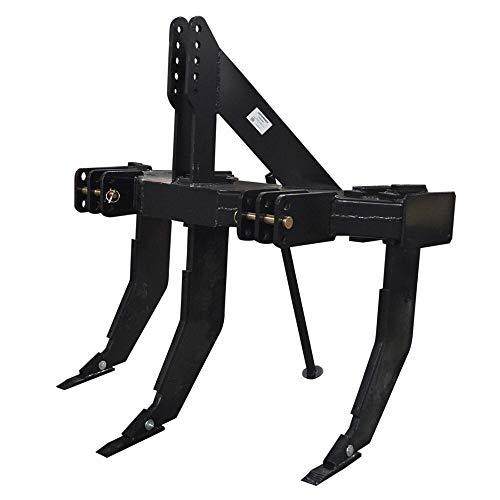 3 Shank Subsoiler Ground Ripper Fits 3 Point Tractor Cat 1 & 2 Quick Hitch Compatible 1