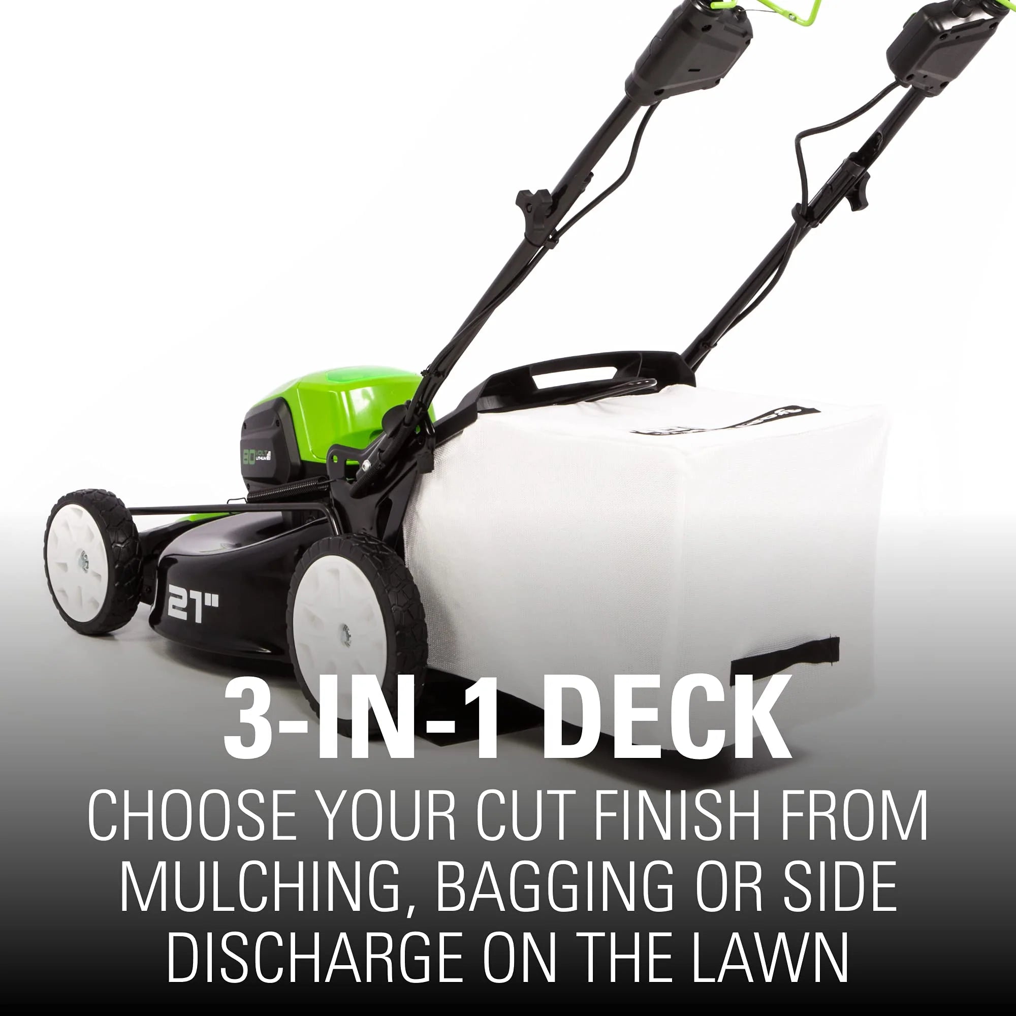 80V Cordless 21′′ Self-Propelled Brushless Lawn Mower | Greenworks 4