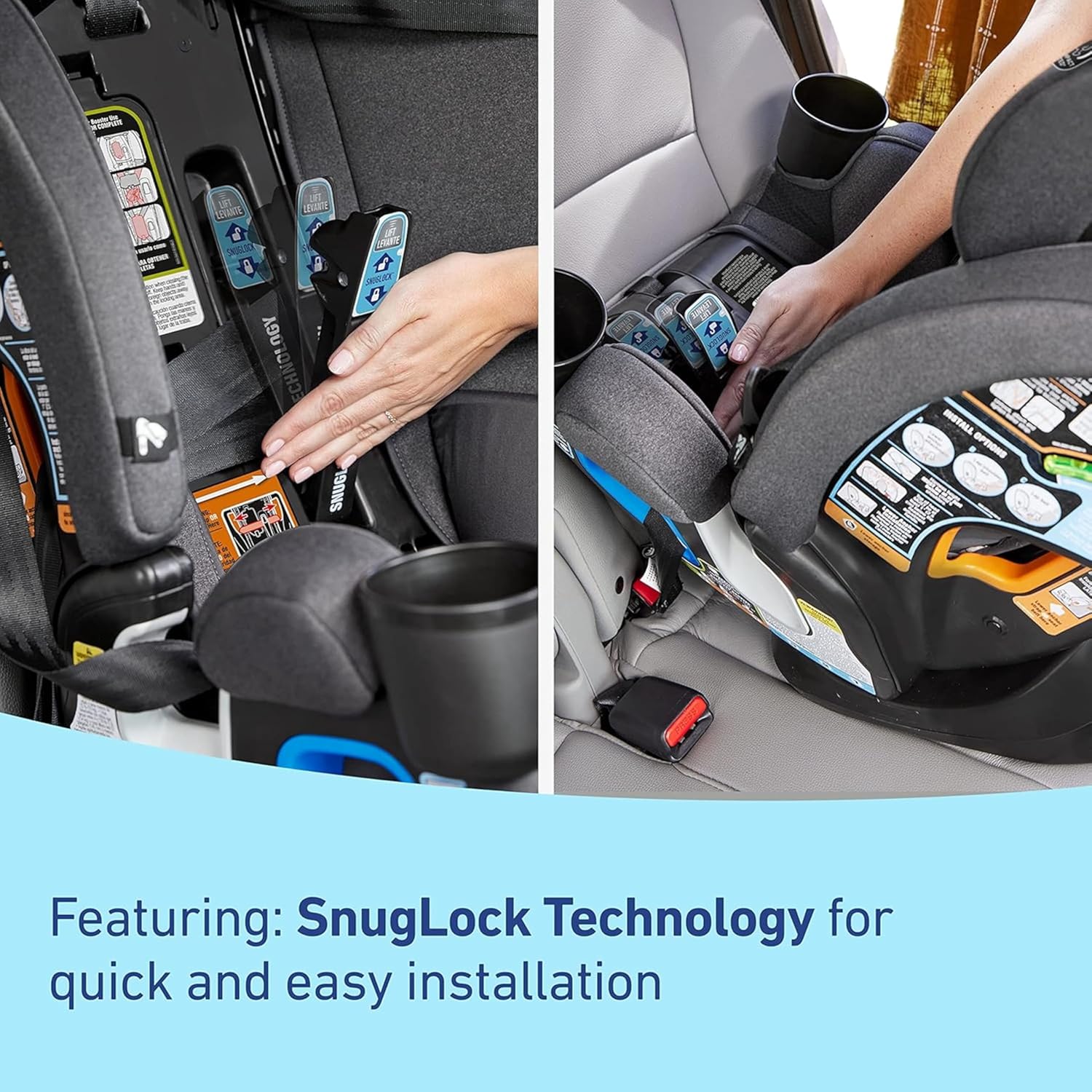 4Ever DLX 4-in-1 Car Seat, Charlie | Infant to Toddler Car Seat, with 10 Years of Use | Rear-Facing, Forward-Facing and Booster Modes | Safe, Comfortable and Convenient 5