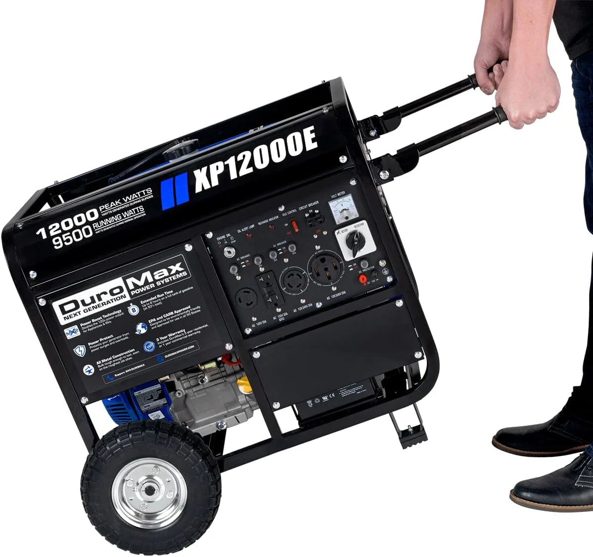 13,000-Watt Dual Fuel Portable Generator - Gas & Propane, Electric Start, Whole Home Backup Power, Transfer Switch Ready, RV & Emergency Ready 5