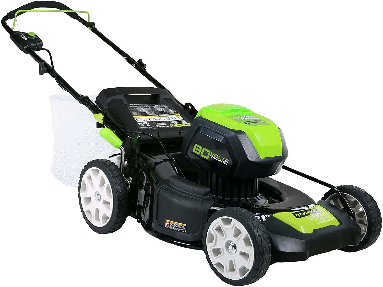 21-Inch 80V Lawn Mower, (2) 2Ah Batteries and Charger Included GLM801601 4